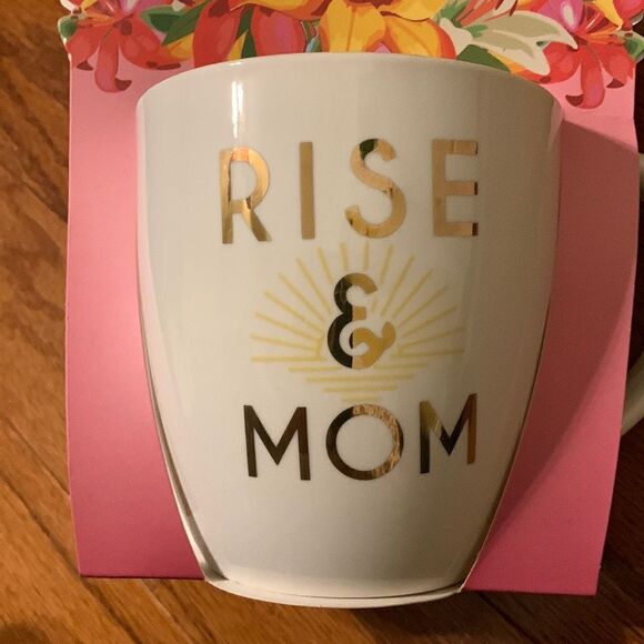 Modern Expressions Mother’s Day large mug, “Rise & Mom”. 18.3 fl oz - Picture 1 of 7